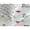 thumbnail image 4 of Ambesonne Romance Quilted Bedspread Set 3 Pcs, Love Valentines Day, Queen Size, Vermilion Black, 4 of 5