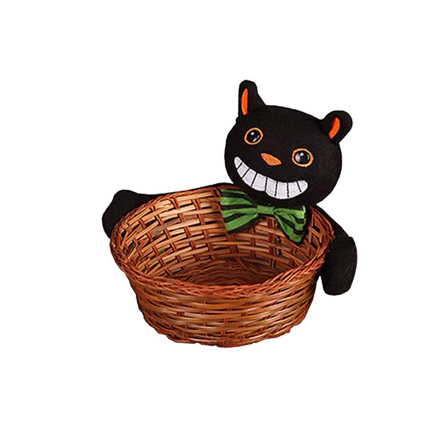 Cesta de dulces para fiesta de Navidad, 2 uds., cesta de dulces tejida a mano, soporte para cuenco de decoración de frutas y aperitivos para decoración del hogar