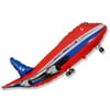 39 inch Airplane - Red Foil Mylar Balloon - Party Supplies Decorations