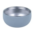 thumbnail image 1 of 2 In 1 Heat Bowl With Suction Cup Stainless Steel Porridge Bowl Detachable Silicone Sleeve Leak Proof Food Storage Container For Kitchen Dining, 1 of 4