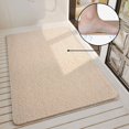 thumbnail image 6 of Tripumer Loofah Bathroom Mat 16 x 24 inch PVC Shower Mats Textured Bathroom Mat Bathroom Tub Mat Shower Stall Mat Bathroom Essential Ultra Absorbent Efficient Draining Safe Comfort Beige, 6 of 8