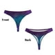 thumbnail image 2 of Fotbe Purple and Green Glitter Tanga Sin Costuras para Mujer con Estampado – Panties Invisibles, Transpirables y Cómodos para Uso Diario-Medium, 2 of 5