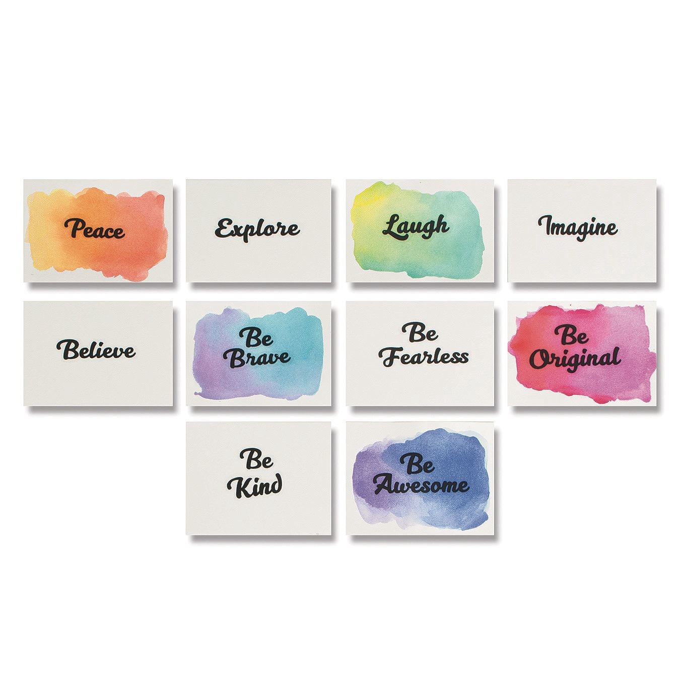 Watercolor Velvet Resist Art Prints (Pack of 100)