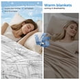 thumbnail image 2 of Summer Palm Trees Cooling Blanket, Lightweight Breathable Summer Throw Blanket with Double Sided Cold Effect, Botanical Tropical Leaves Picnic Beach Blankets Bed Sheet for Hot Sleepers 50"x60", 2 of 8