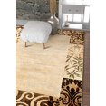 thumbnail image 3 of Well Woven Barclay Vane Willow Damask Beige Modern Area Rug 3`11`` X 5`3``, 3 of 6