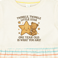 thumbnail image 4 of Inktastic Twinkle Twinkle Little Star One Year Old Birthday Girls Baby Dress, 4 of 5