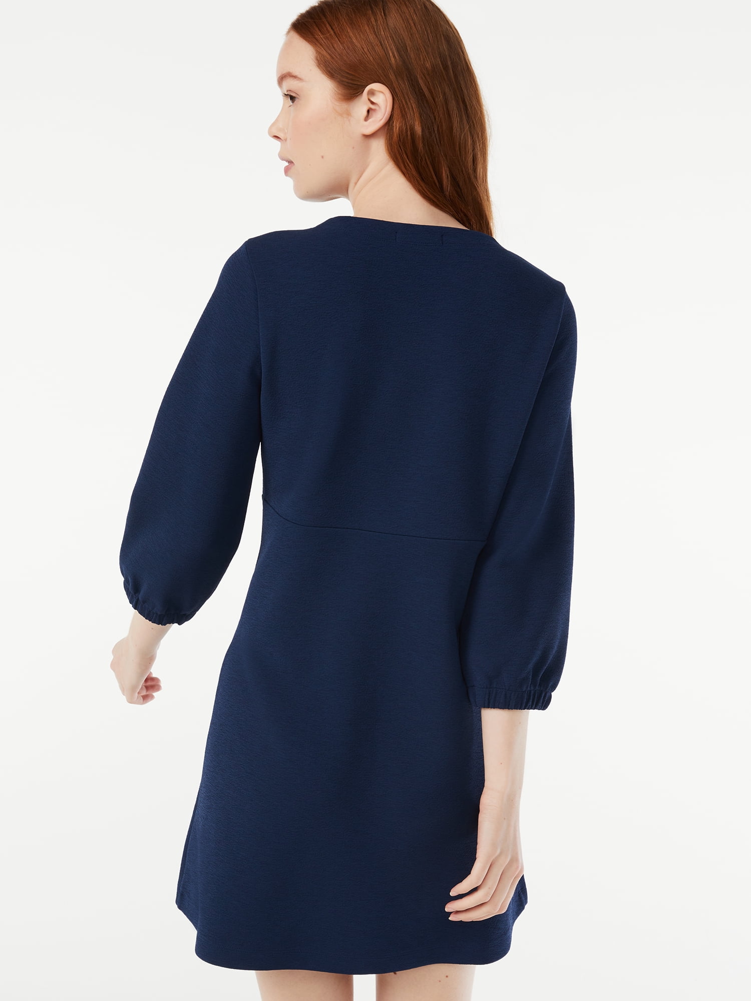 Free Assembly Women's Crewneck Swing Dress