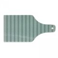 thumbnail image 1 of Nature Cutting Board, Retro Textured French Late Baroque Style Tulip Branches Botany Inspired, Tempered Glass Cutting and Serving Board, Wine Bottle Shape, Pale Sage Green White, by Ambesonne, 1 of 1