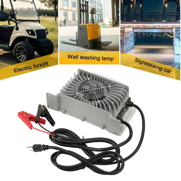 TABODD Power Up Your 48V Lithium Battery with Waterproof Solar ATV Marine Charger