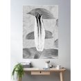 thumbnail image 2 of Black And White Lily Bud Poster Wall Art, Modern Wall Decor For Living Room Bedroom, 24x36 UNFRAMED, 2 of 3