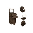 thumbnail image 5 of FM FURNITURE Celestial Engineered Wood Dresser For Bedroom in Dark Walnut, 5 of 6