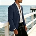 thumbnail image 6 of Mens Suit Jackets Slim Fit Blazers Suit Sport Coats for Wedding Prom | Mens Two Buttons Blazers Casual Jackets for Bussiness Party Working, 6 of 9