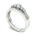 thumbnail image 2 of 1/2 Carat T.W. Diamond Classic 14k White Gold Engagement Ring Set, 2 of 5