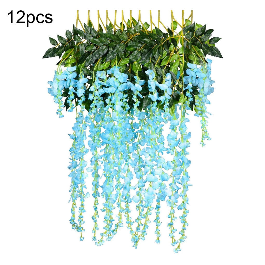 Dido Artificial Flower Garland Ceiling Wall Hanging Simulation Greenery Home Wedding Plastic