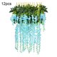thumbnail image 1 of Guirnalda de flores artificiales para techo, colgante de pared, simulación, vegetación, hogar, boda, plástico, flor falsa, vid, azul Inevent HA8919-05B, 1 of 6