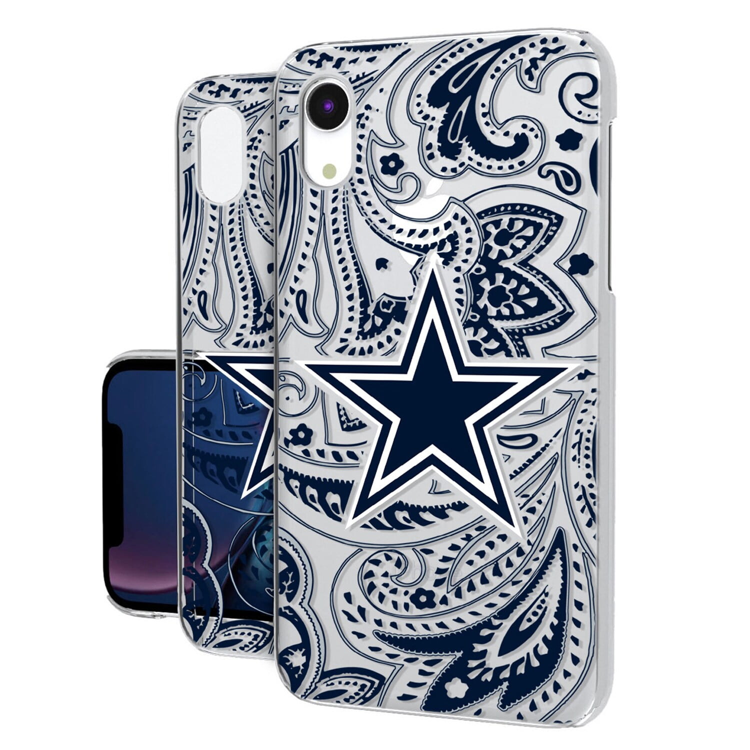 Dallas Cowboys iPhone Clear Paisley Design Case – Walmart.com