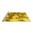 thumbnail image 2 of Ahgly Company Machine Washable Indoor Rectangle Abstract Yellow Modern Area Rugs, 5' x 7', 2 of 4
