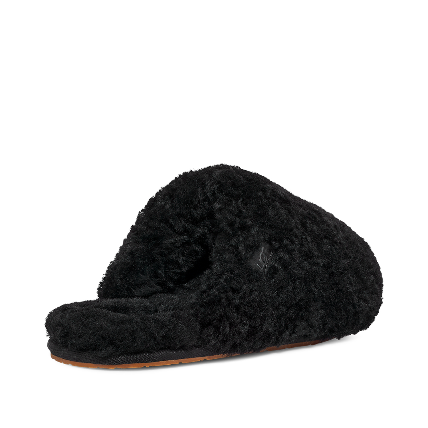 UGG Women's Maxi Curly Slide in Black, 7 US - Walmart.com