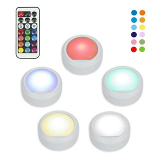 BLS LED Puck Lights with Remote Control, Wireless Under Cabinet Lighting,  Battery Powered Lights, St…See more BLS LED Puck Lights with Remote  Control