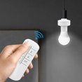 thumbnail image 4 of Wireless Remote Control E27 Light Socket Lamp Holder 20M Range For LED Bulbs Lamp Socket Wireless Light Switch Kit AC180-250V, 4 of 5