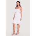 thumbnail image 2 of Women's Ruched Tube Dress with Ruffle Hem, 2 of 3