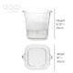 thumbnail image 5 of Cubo de Hielo Acrílico Cuadrado Transparente para Bebidas OGGI 2.4L, 5 of 7