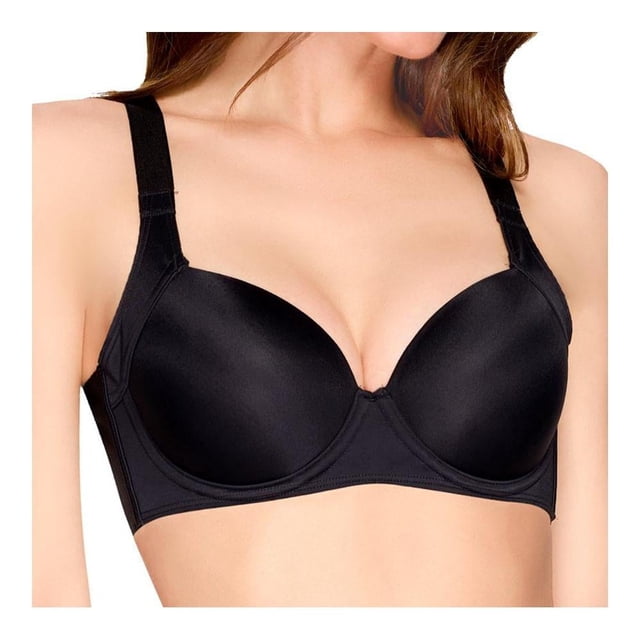 Brasier tirantes anchos Ilusión T 36D Negro