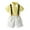 Yellow-08, variant on Ugoldhm Baby Boy Formal Summer Gentleman Outfit Short Sleeve Bowtie Shirt Suspender Shorts Suit 12 Months-6 Years
