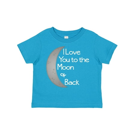 

Inktastic I Love You to the Moon & Back. Gift Toddler Boy or Toddler Girl T-Shirt