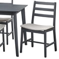 thumbnail image 3 of TMS Trent 5-Piece Indoor Dining Set, Includes Table and Chairs, Charcoal Gray, 3 of 6