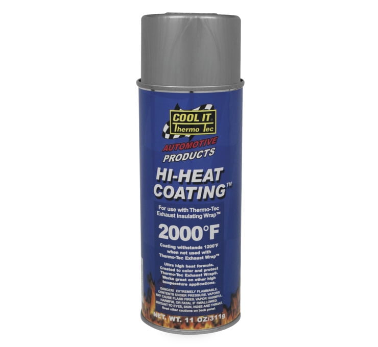 THERMO TEC Exhaust Wrap Spray Coating Aluminum 12002