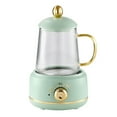 thumbnail image 1 of Hervidor eléctrico portátil de 450 ml para cocinar al vapor, ideal para oficina, con forma de flor, para calentar té., 1 of 14