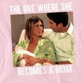 thumbnail image 2 of Friends Mother's Day The One Where She Becomes a Mom Women's T Shirt, Pink, Medium, 2 of 5