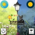 thumbnail image 2 of Pug Garden Solar Stake - "Welcome", 2 of 7