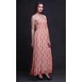 thumbnail image 2 of Bimba Robe Longue Maxi à Imprimé d'Oiseau Pêcheur King pour Femmes, Corsage Smocké - XX-Grand, 2 of 7