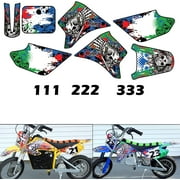 Burly Effects Graphics kit for Razor MX350 MX400 MX500 MX650 Electric Dirt Bikes (MX350 & MX400)