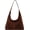 Brown, variant on Soft Tote Bags Handbags PU Leather Shoulder Bag Women Ladies Work Shopping Travel