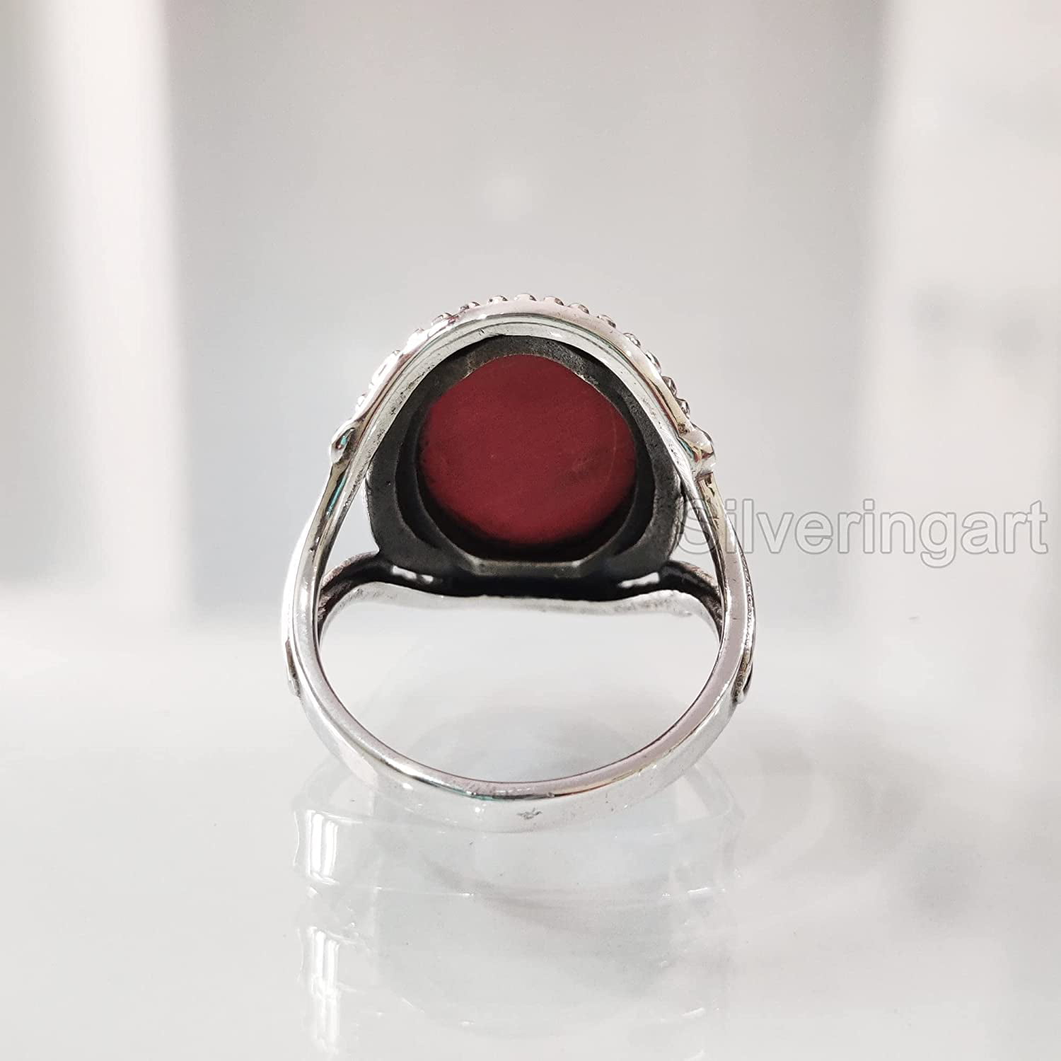 ONE OF A KIND CORAL RING | MIMOSA Handcrafted