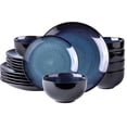 thumbnail image 1 of Juego de vajilla LERATIO Ceramic para 6 personas azul (18 piezas), 1 of 7