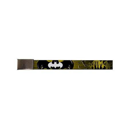 Batman DC Comics Superhero Yellow Bat Wings Web Belt