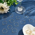 thumbnail image 3 of 30Pcs Stainless Steel Hoop Earring 20mm 18K Gold Plated Earring Hoops Big Hoop Earrings for DIY Women Circle Hoop Earrings Findings for DIY DIY Dangle Hoop Earrings Making, 3 of 4