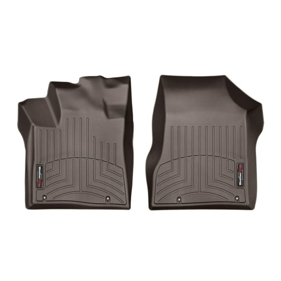 WeatherTech Custom Fit FloorLiners compatible with 2017-2017 Nissan Murano - 1st Row (Driver & Passenger), Cocoa