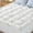 White, variant on High Fluffy Bamboo Viscose Mattress, Breathable Sweat-Wicking Pressure Relief Design, Soft Skin-Friendly Durable Washable Deep Pocket Large Size Mattress(Brown,Full)