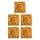 thumbnail image 3 of Inteprter Relleno de papel triturado de hierba de Pascua llamativa decoración de fiesta de confeti DIY para aula escolar naranja amarillo naranja amarillo 5piezas Inteprter CBP255512, 3 of 4