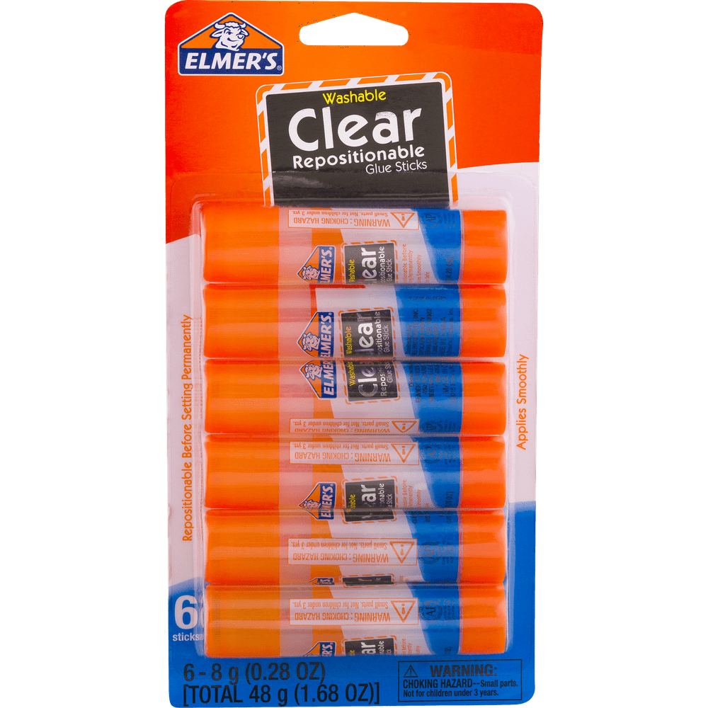 Elmer's Non Toxic Clear Glue Sticks, 1 Each - Walmart.com - Walmart.com