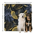 thumbnail image 3 of Dog Potty Pads Reusable with Tropical Design, Washable Non-Skid Absorbent Pee Mat for Home and Kennel Protection (Hawaiian plant patterns, 72" x72"), 3 of 8