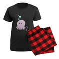 thumbnail image 5 of CafePress - Cute Pink Octopus Pajamas - Women's Short Sleeve Print T-Shirt and Pants Dark Cotton Pajama Set, 5 of 7
