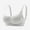 Gray, variant on Wire-Free Womens Bra Demi & Balconette Seamless Spaghetti Straps Square Neck Solid U-Back Everyday Size M