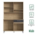 thumbnail image 3 of Alacena Multiuso Rack Mueble De Cocina Material MDP Kingshouse negro G, 3 of 7
