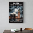 thumbnail image 6 of Inspirational Décor Big Ben And Houses of Parliament Motivational Poster Stand Tall Through Every Storm Wall Art for Office Classroom Gym Library Study Canvas Poster, 6 of 8